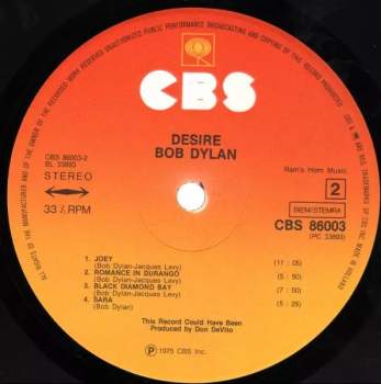 Bob Dylan: Desire