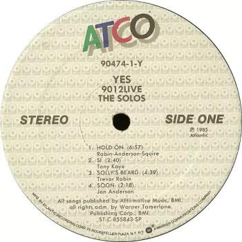 Yes: 9012Live - The Solos