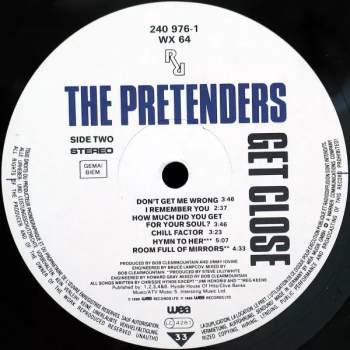 The Pretenders: Get Close