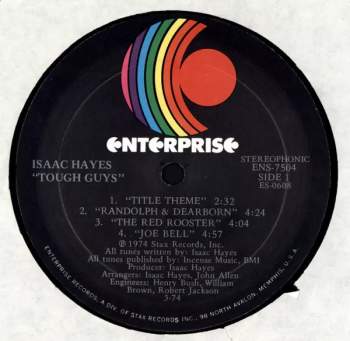 Isaac Hayes: Tough Guys (Music From The Soundtrack Of The Paramount Release 'Three Tough Guys')