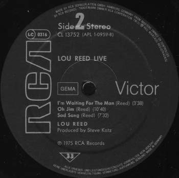 Lou Reed: Lou Reed Live