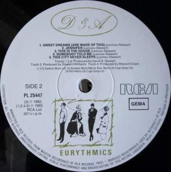 Eurythmics: Sweet Dreams (Are Made Of This)