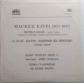 The Czech Philharmonic Orchestra: Symfonické Taneční Básně (Bolero - Alborada Del Gracioso - Dafnis A Chloe, Svita Č. 1 - La Valse)