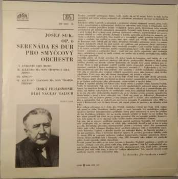 The Czech Philharmonic Orchestra: Smyčcová Serenáde Es Dur