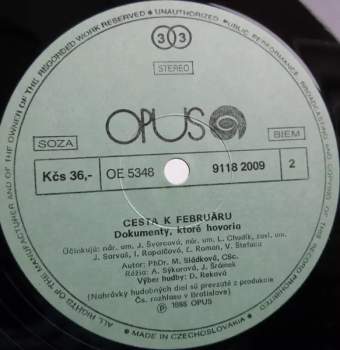 Jiří Šrámek: Cesta K Februáru