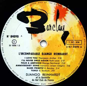 Django Reinhardt: L'incomparable Django Reinhardt