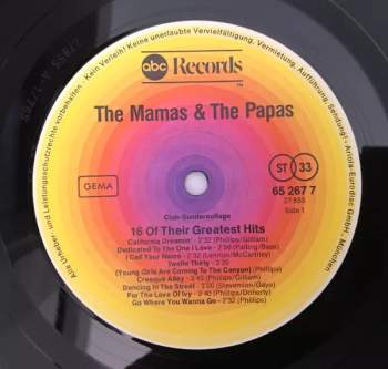 The Mamas & The Papas: 16 Of Their Greatest Hits
