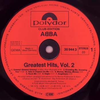 ABBA: Greatest Hits Vol. 2