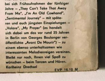 Ray Conniff: Und Nun : Ray Conniff