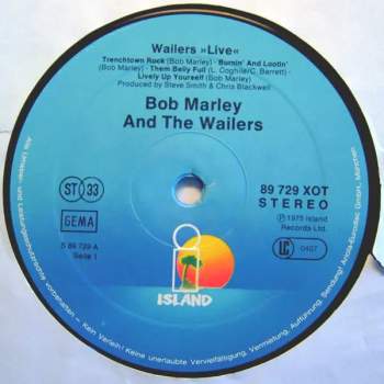 Bob Marley & The Wailers: Live!