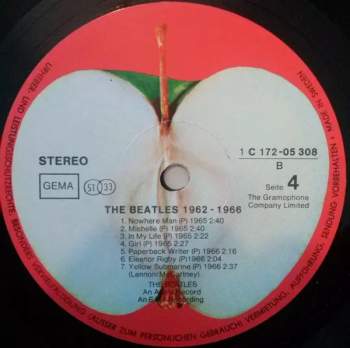 The Beatles: 1962-1966 (2xLP)