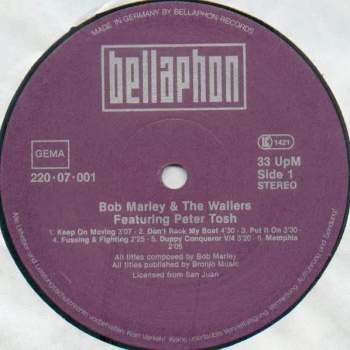 Bob Marley & The Wailers: Bob Marley & The Wailers Featuring Peter Tosh