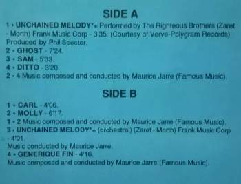Maurice Jarre: Ghost (Original Motion Picture Soundtrack)