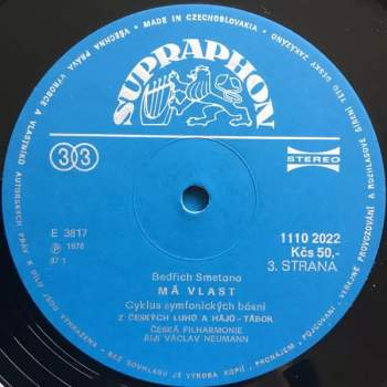 The Czech Philharmonic Orchestra: Má Vlast (2xLP)