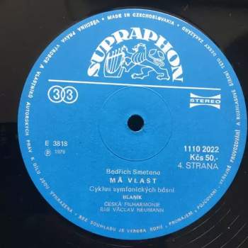 The Czech Philharmonic Orchestra: Má Vlast (2xLP)