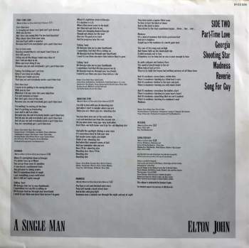 Elton John: A Single Man