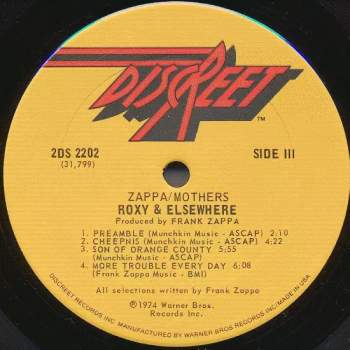 Frank Zappa: Roxy & Elsewhere