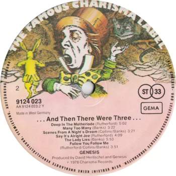 Genesis: ... And Then There Were Three...