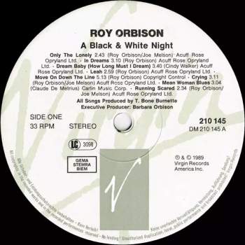 Roy Orbison And Friends: Roy Orbison And Friends - A Black And White Night Live