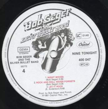 Bob Seger And The Silver Bullet Band: Nine Tonight