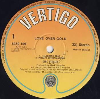 Dire Straits: Love Over Gold