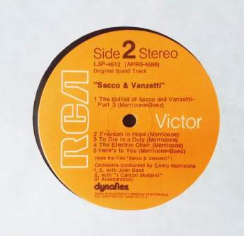 Ennio Morricone: Sacco & Vanzetti (An Original Soundtrack Recording)