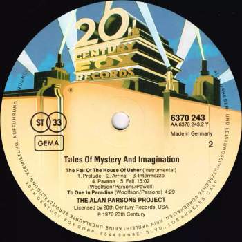 The Alan Parsons Project: Tales Of Mystery And Imagination