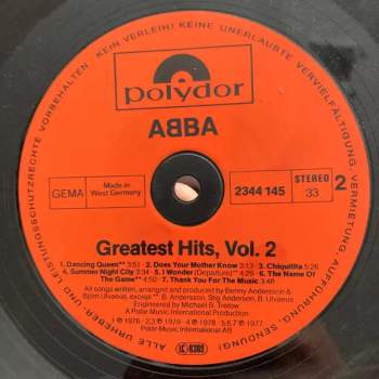 ABBA: Greatest Hits Vol. 2