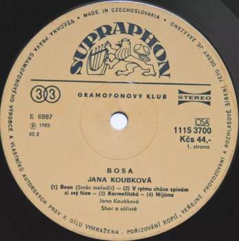 Jana Koubková: Bosa