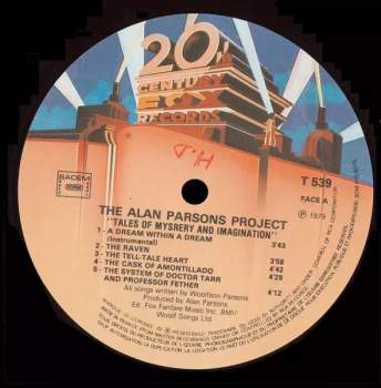 The Alan Parsons Project: Tales Of Mystery And Imagination - Edgar Allan Poe