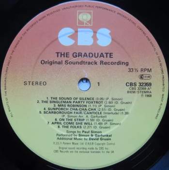 Simon & Garfunkel: The Graduate - Original Soundtrack Recording