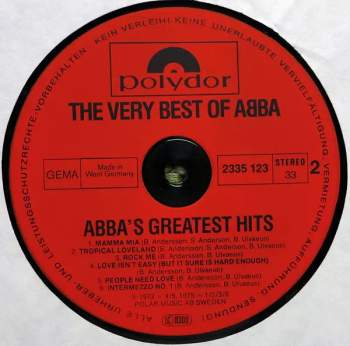 ABBA: The Very Best Of ABBA (ABBA's Greatest Hits)