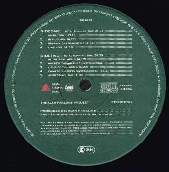 The Alan Parsons Project: Stereotomy