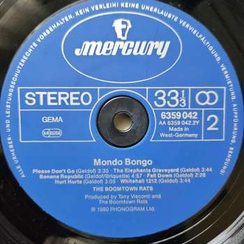 The Boomtown Rats: Mondo Bongo