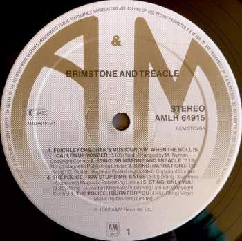 Various: Brimstone & Treacle (Original Soundtrack Album)