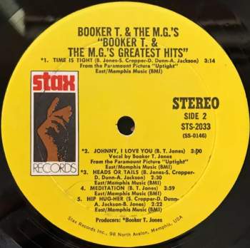 Booker T & The MG's: Booker T. & The M.G.'s Greatest Hits