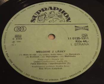 Brno Radio Pops Orchestra: Love Melodies