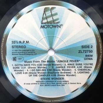 Stevie Wonder: Jungle Fever - Music From The Movie