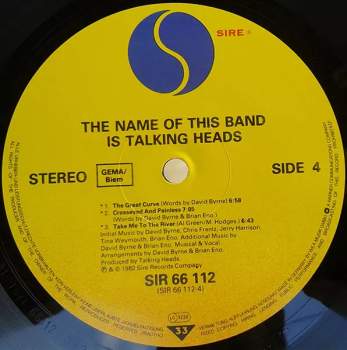 Talking Heads: The Name Of This Band Is Talking Heads