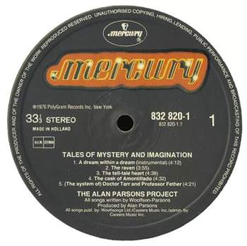The Alan Parsons Project: Tales Of Mystery And Imagination (Edgar Allan Poe)