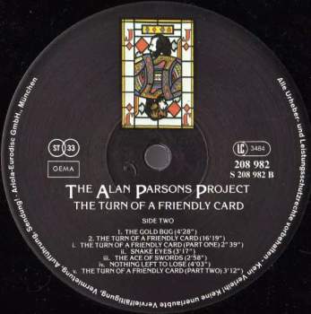The Alan Parsons Project: The Turn Of A Friendly Card