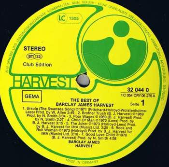 Barclay James Harvest: The Best Of Barclay James Harvest
