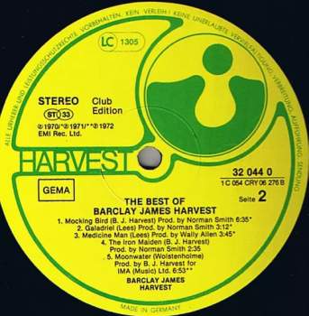 Barclay James Harvest: The Best Of Barclay James Harvest