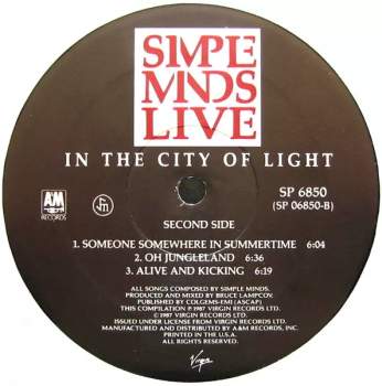 Simple Minds: Live In The City Of Light