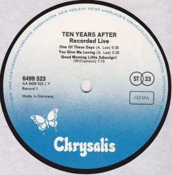 Ten Years After: Recorded Live
