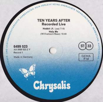Ten Years After: Recorded Live