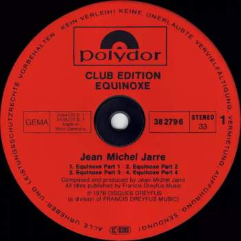 Jean-Michel Jarre: Equinoxe
