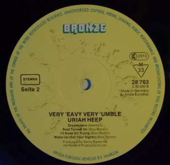 Uriah Heep: ...Very 'Eavy Very 'Umble...