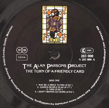 The Alan Parsons Project: The Turn Of A Friendly Card