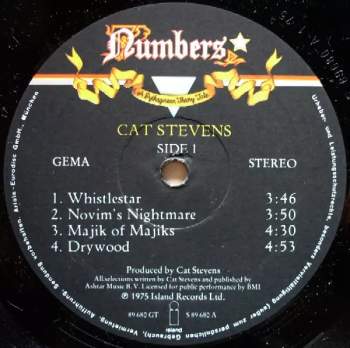 Cat Stevens: Numbers (A Pythagorean Theory Tale)